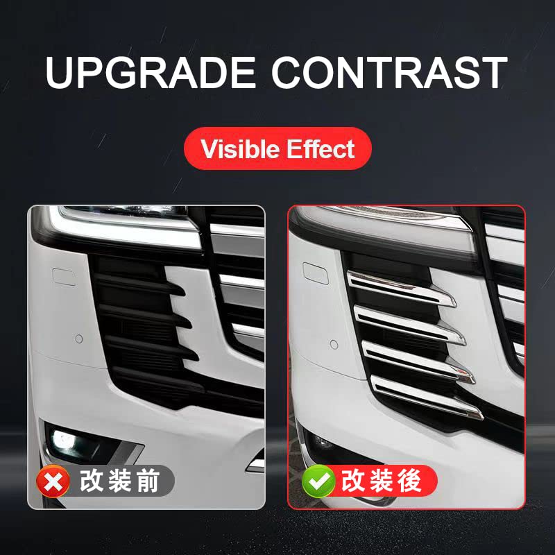 Onami トヨタ ランドクルーザー バンパープロテクション バンパーガード バンパープロテクター ガーニッシュ 用のTOYOTA 新型 L トヨタ ランドクルーザー バンパープロテクション バンパーガード 300