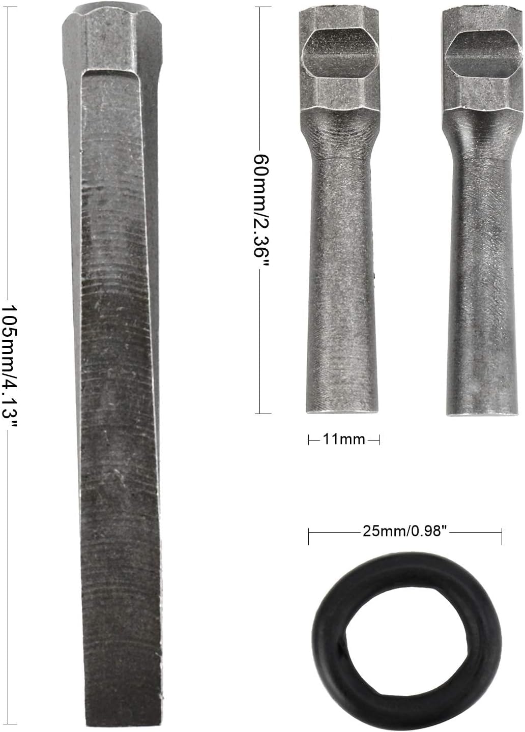 Cuñas Piedra, 10 piezas Cuña Leña 16mm Divisor de Piedra, Herramienta Divisora de Piedra de Hormigón, Herramientas Herrero, para Hormigón Mármol Granito Roca Piedra, Calidad Industrial