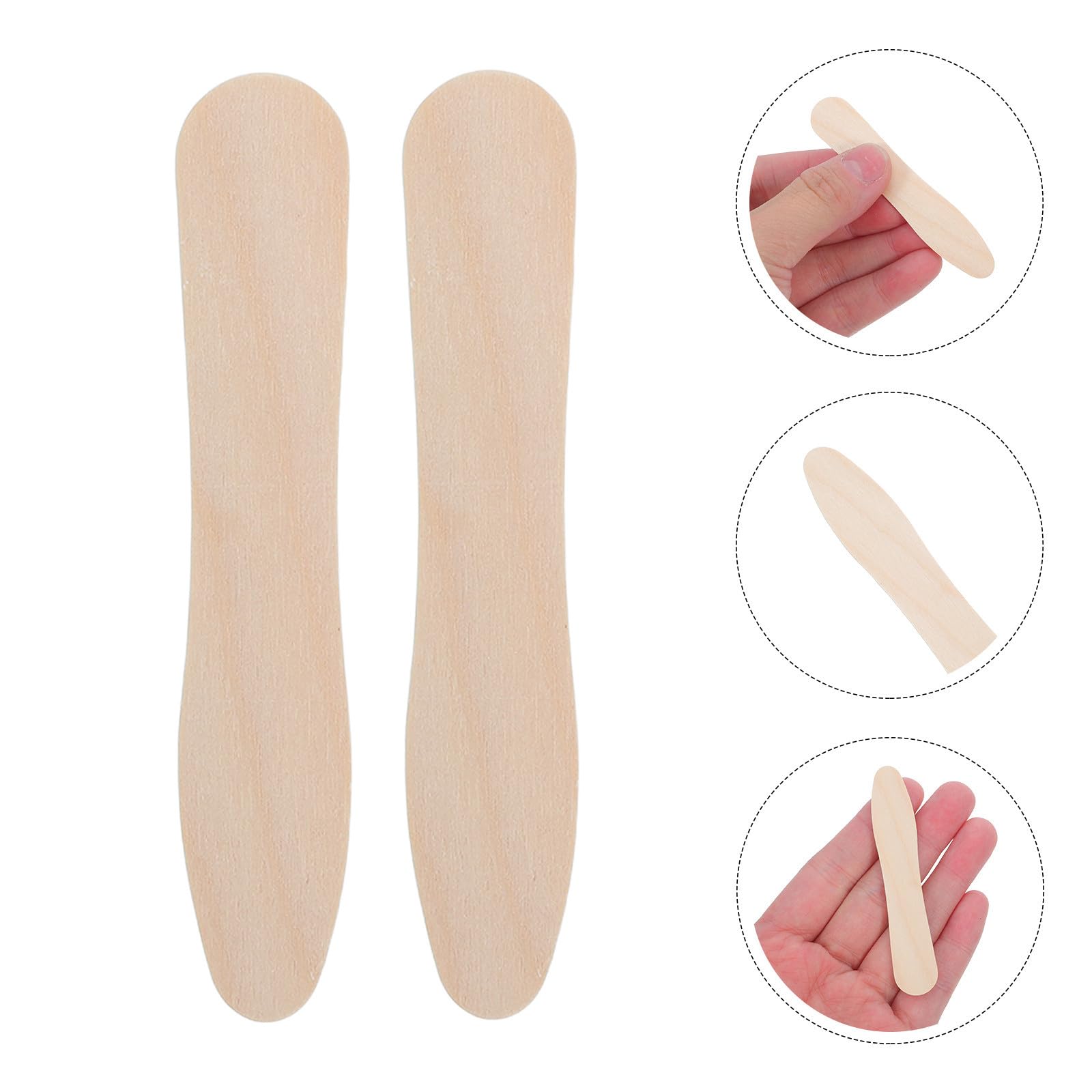 Healeved Cucchiai Monouso in Legno per Gelato e Yogurt, Design Leggero e Igienico, Confezione da 1200 Pezzi, per Feste ed Eventi
