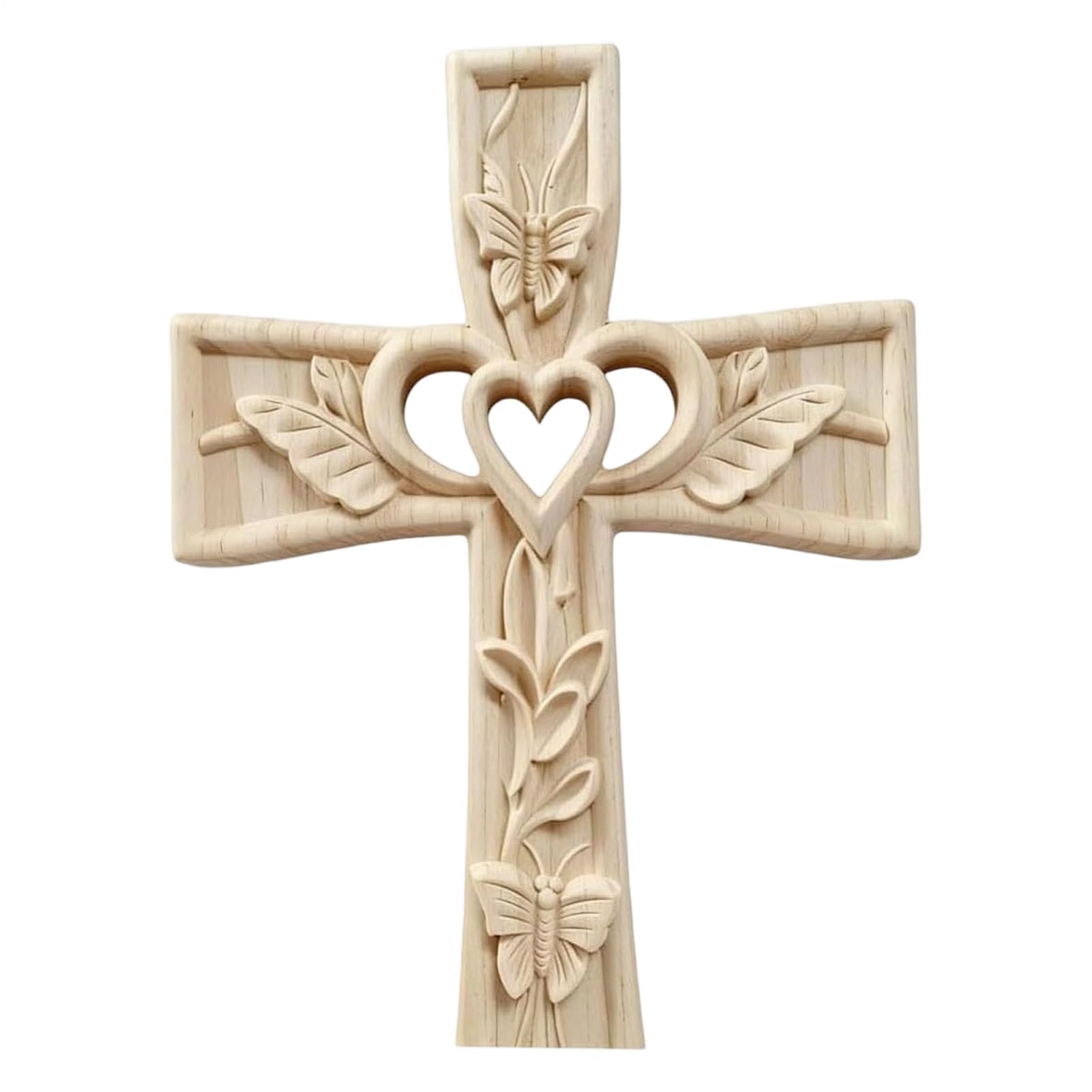 Cœurs en bois Saint Valentin sculptés avec finesse pour décoration de bureau