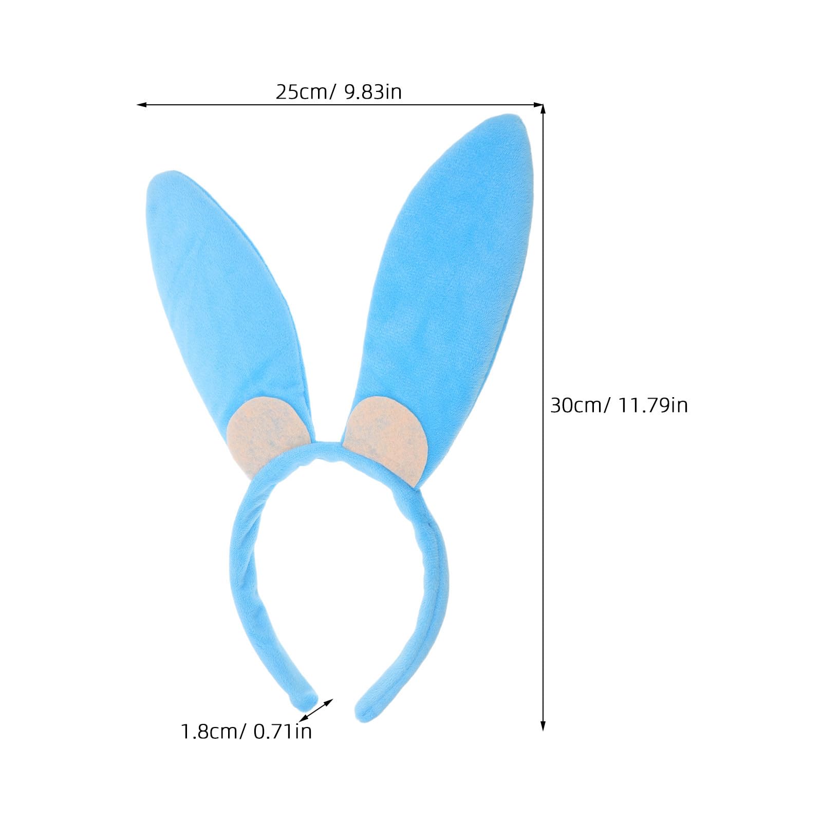 Cabilock Serre-tête oreilles de lapin pour Halloween, cosplay, déguisements, anniversaires, jeux et fêtes.