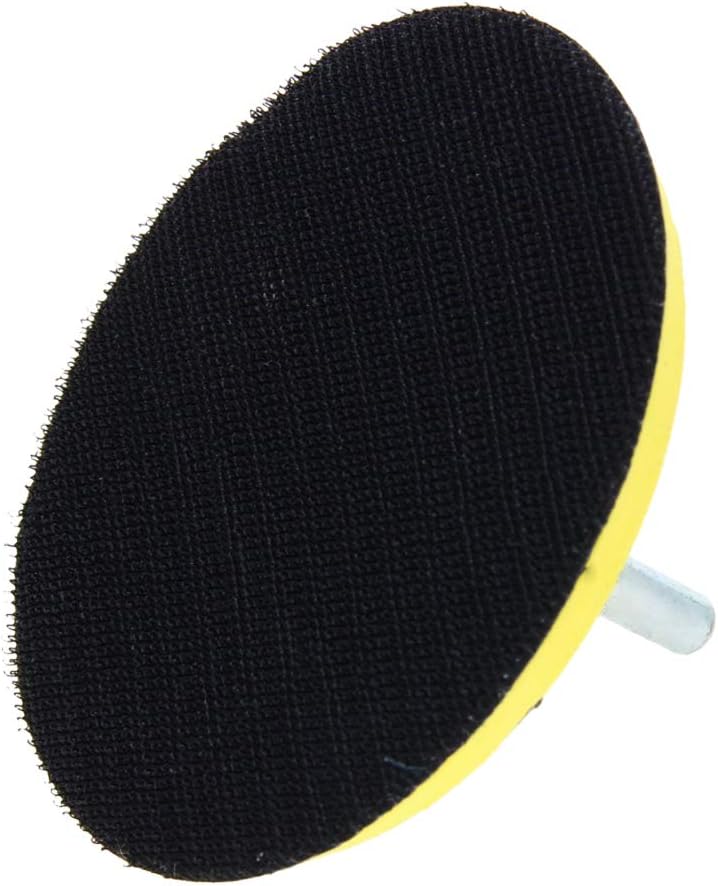 Utoolmart 6" Hook and Loop Backing Pad Sanding Polishing Backer Plate with M10 Drill Adapter for Random Orbit Sander Polisher Buffer