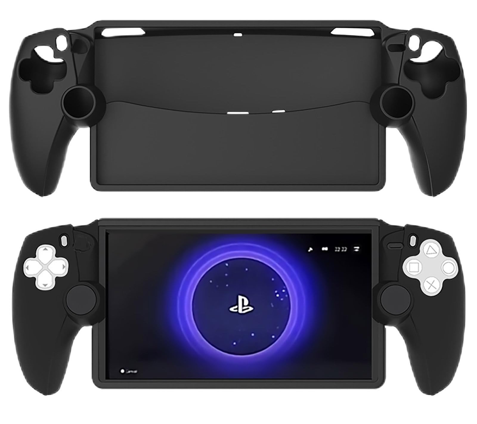 HSTOP Hülle Kompatibel Mit Playstation Portal Remote Player,Transparent