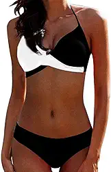 Conjunto de roupa de banho feminino, micro biquíni, tanquíni, conjunto de roupa de banho com costas nuas