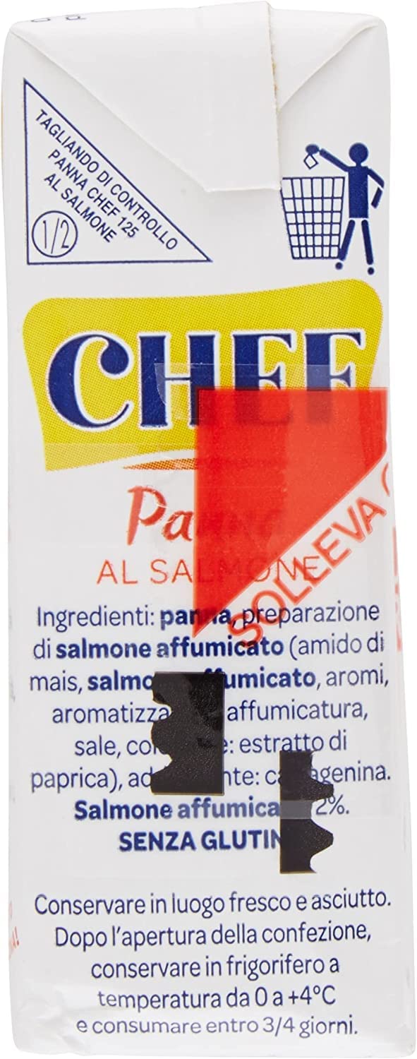 6x Parmalat Panna Chef al Salmone Sahne Kochcreme creme mit Lachs 2x125ml
