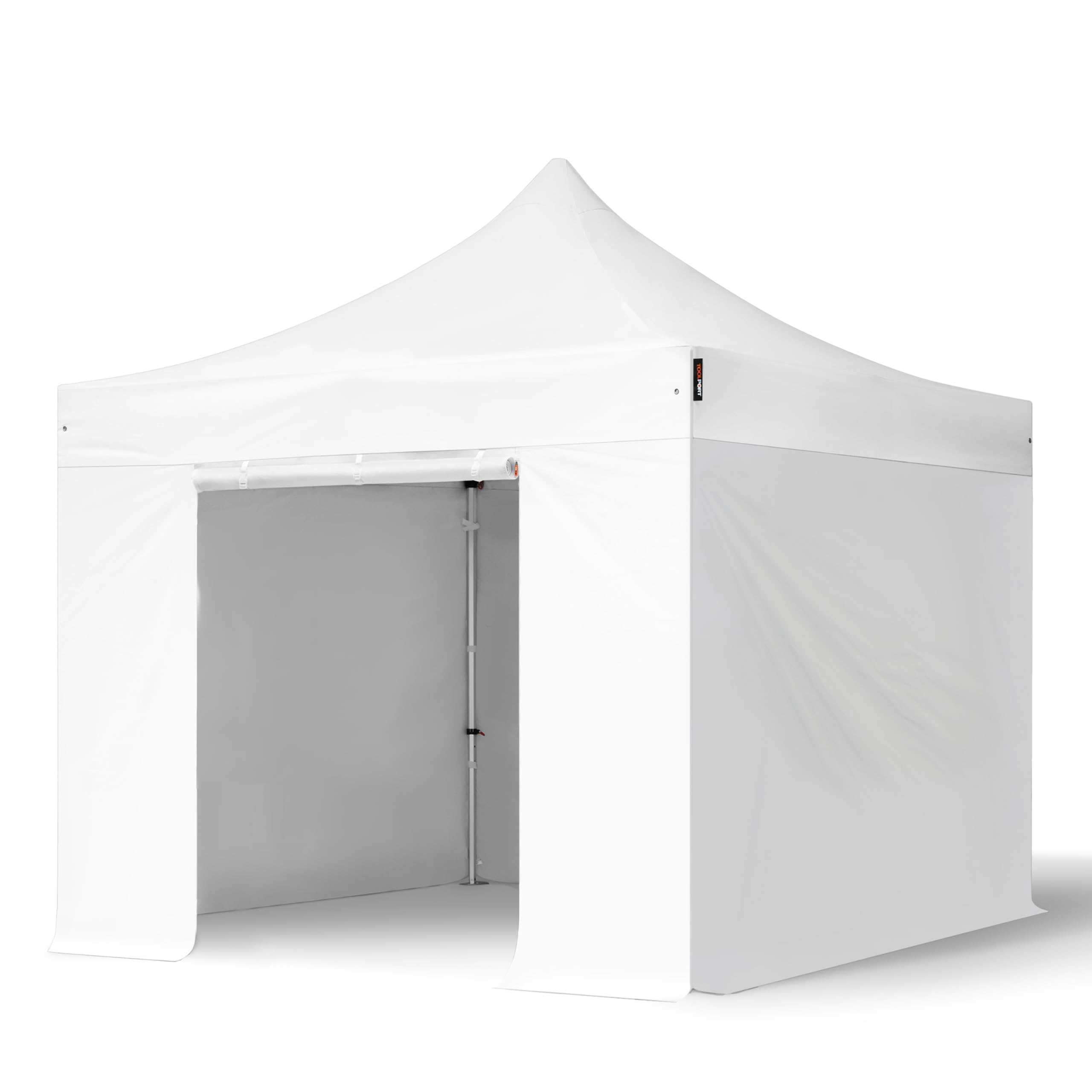 TOOLPORT Faltzelt Faltpavillon Professional 3x3 m mit 4 Seitenteilen (ohne Fenster)