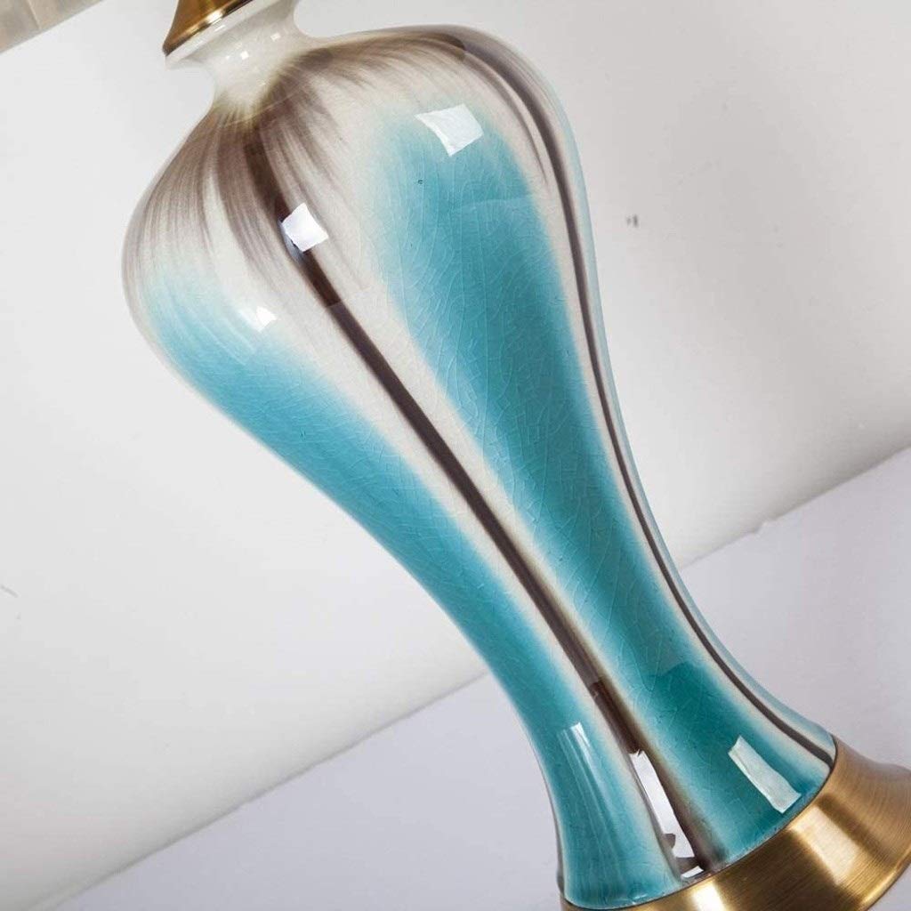 Lampa stołowa LED Klasyczna Wiejska Tradycyjna Przejściowa Do Sypialni Salonu Biura Wielokolorowa