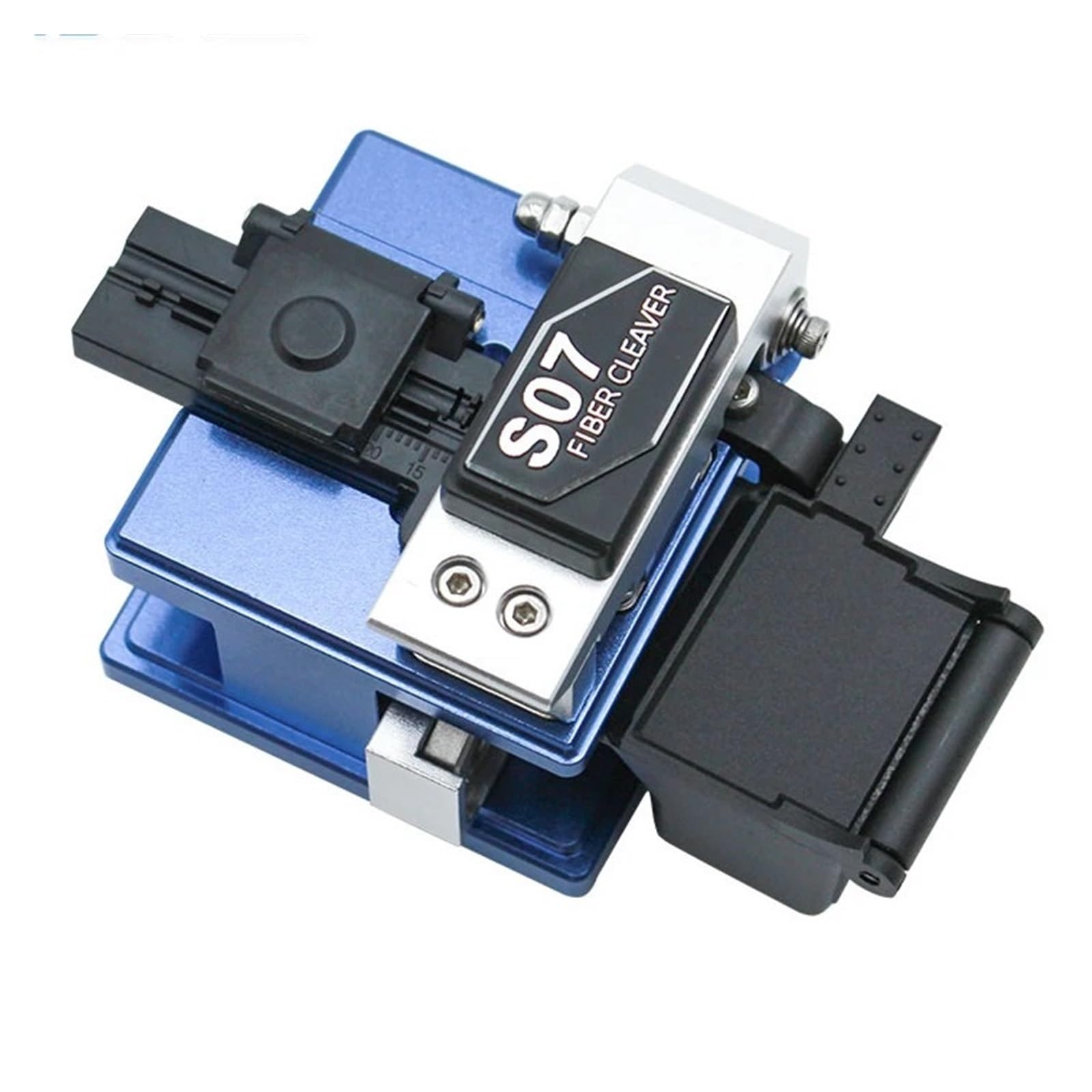 CUDTAPI Optical Fiber Cleaver, S07 Precision Optical Cutter Automatic Return With Waste Fiber Slot Optic Cable