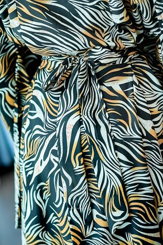 Image of Na'Rak Women's Kimono Robe, Full-Wrap Yukata Style Long Soft Loungewear Luxury Dressing Gown