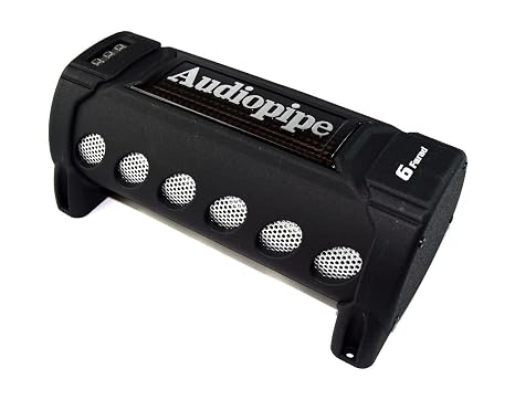 Audiopipe ACAP-6000 Car Audio 6 Farad 24 Volt Surge Power Capacitor Kit for Car Stereo Amplifier with Digital Display and Electronic Protection, Black