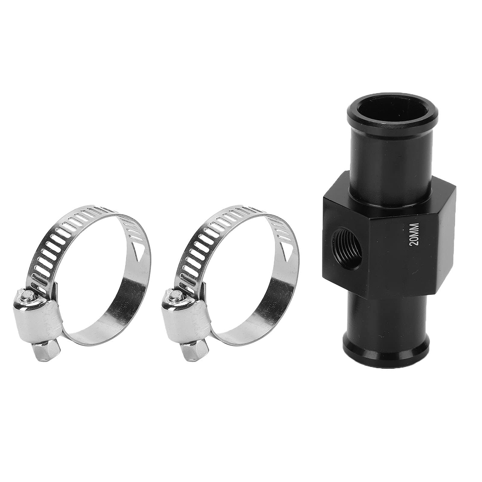 Adaptateur de Capteur de Température de L'eau, Adaptateur de Température de L'eau Capteur de Jauge de Température de L'eau Connecteur à 3 Voies Modification de la Moto(A（20mm))