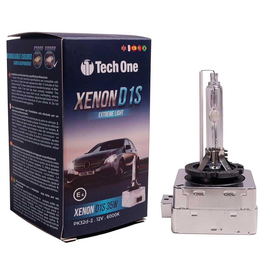 TECH ONE Lampadina D5S Xenon 35W HID Kit di Ricambio per Auto Faro Lampada Luci allo Xenon per Veicoli 12V 6000K Bianco Originale OEM, 2 anni di garanzia. 1 pezzo
