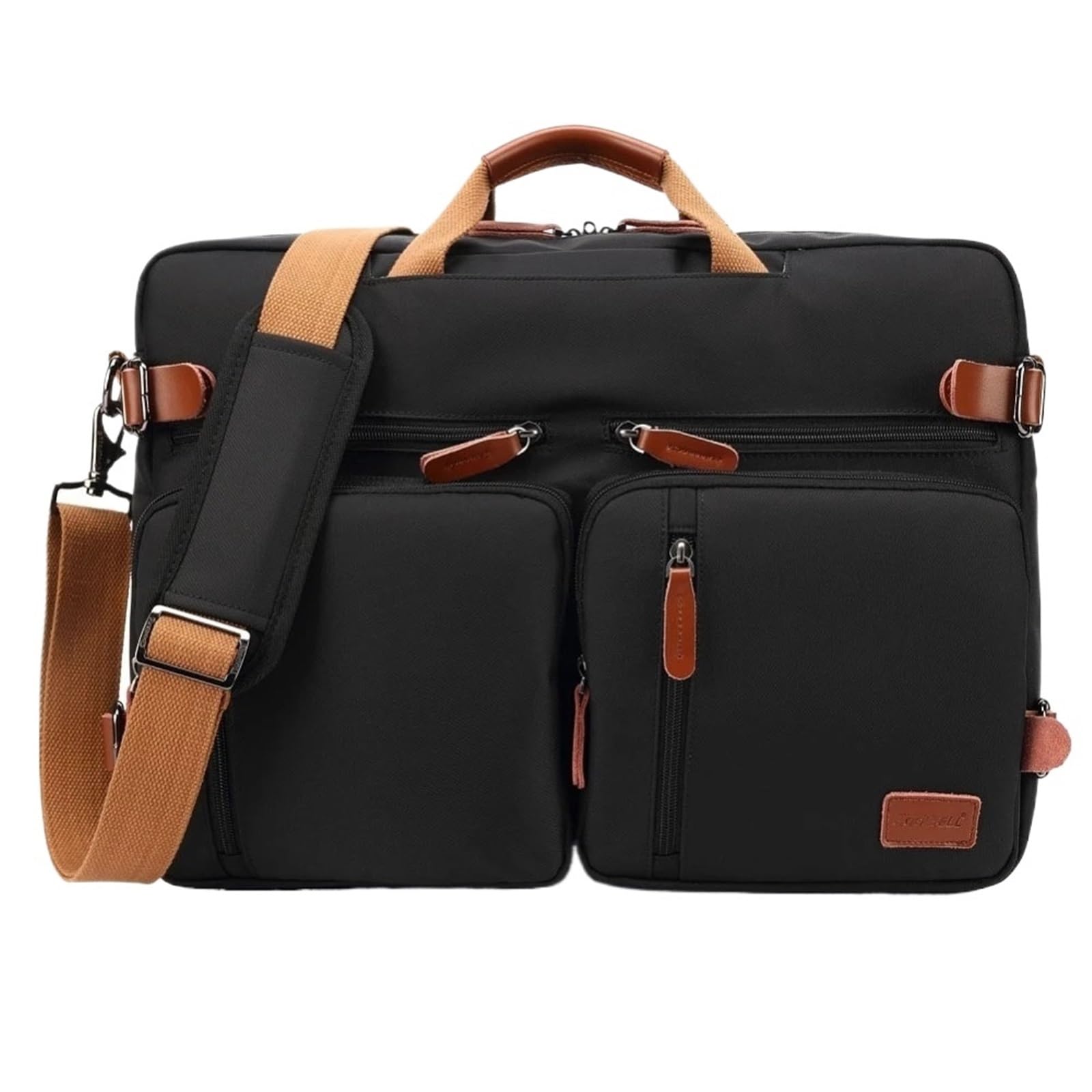 Valigetta 24 Ore Uomo Borsa a mano da lavoro Zaino convertibile for laptop a tracolla for notebook 14 15 pollici