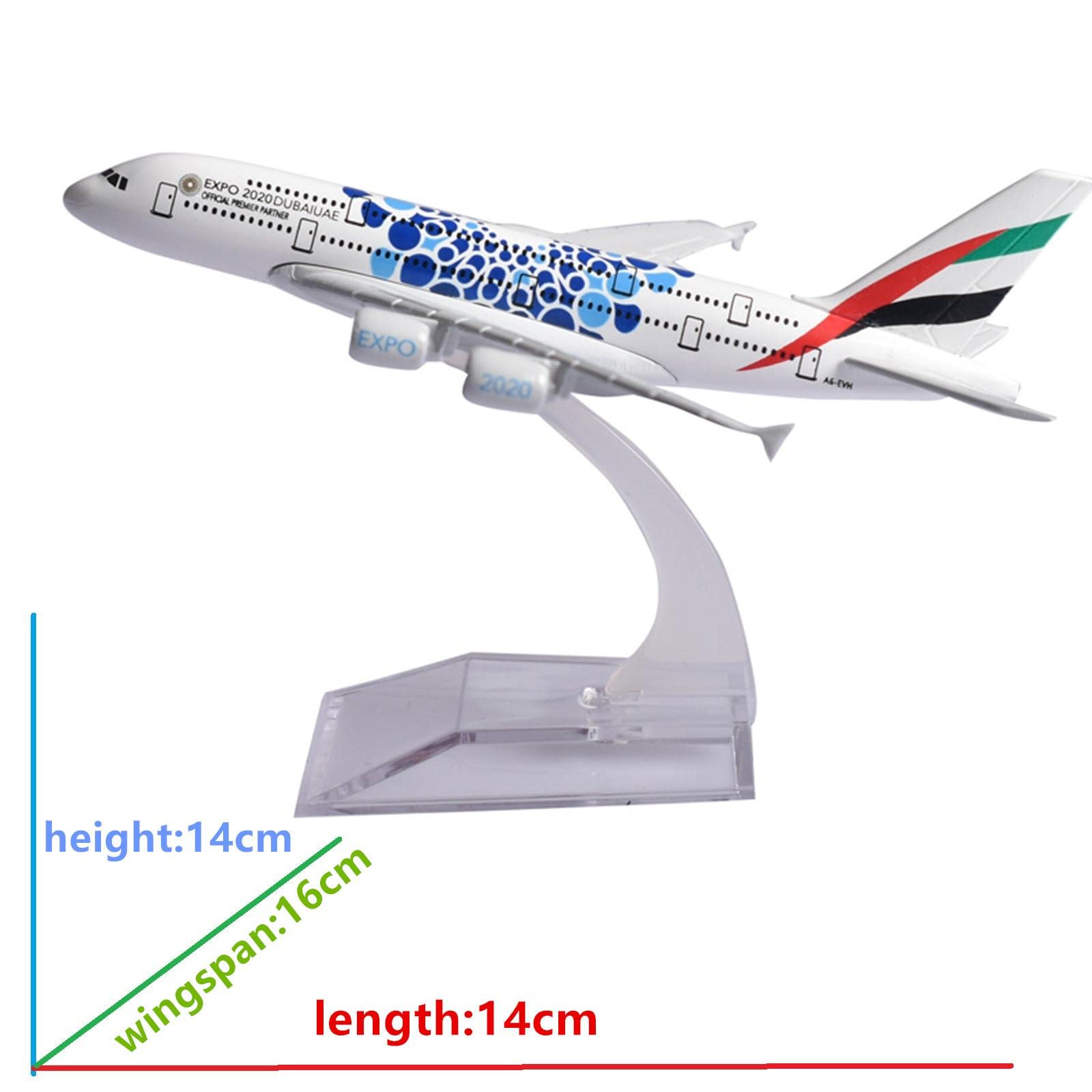 Gemini 1/400 A380-800 EXPO 2020 Dubaiモデル 1/400 Scale Expo 2020 DUBAIUAE Dubai A380 Model Alloy Model