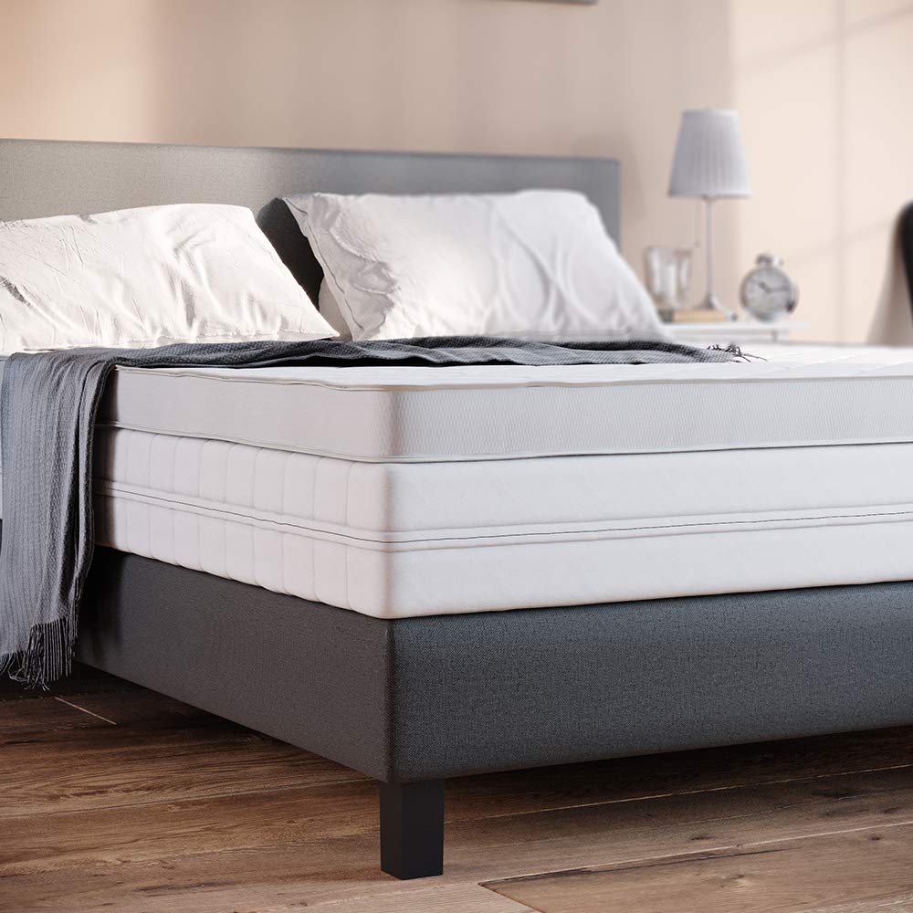 Vitalispa Protector de colchón, Blanco, 160 x 200 cm | Lavable, transpirable, apto como protección contra la humedad y lavable hasta 60 grados