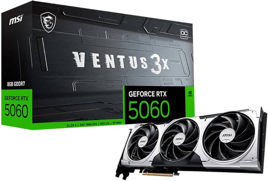 Amazon.com: MSI Gaming RTX 5060 8G Ventus 3X OC Graphics Card (8GB