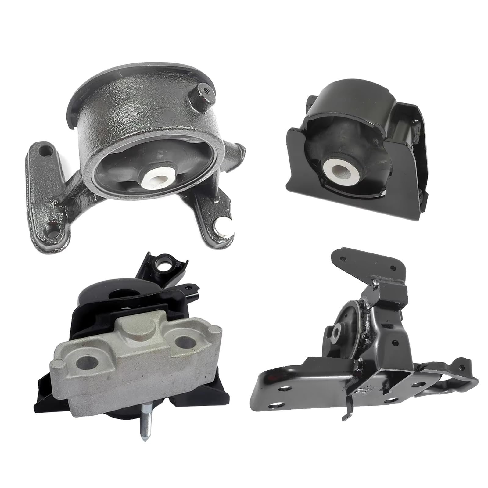 Car Engine Mounts Compatible with Scion for XB 2.4L 2008 2009 2010 2011 2012 2013 2014 2015 4PCS Engine Motor Automatic Transmission Mount Bracket