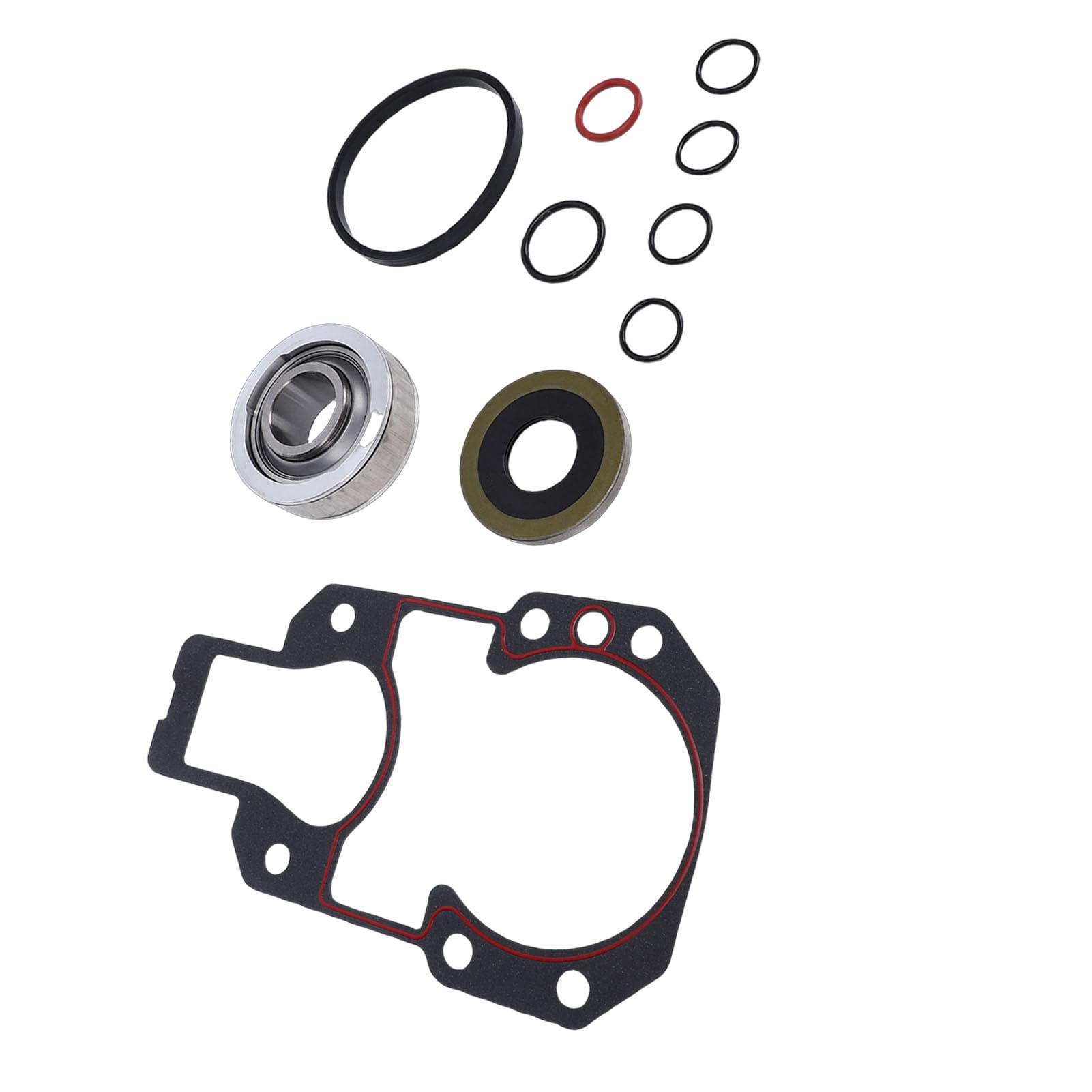 Generic Kit Guarnizioni Cuscinetto Giunto Universale 27 di Ricambio, Migliora le Prestazioni per Mercruiser, 7 O-ring Inclusi