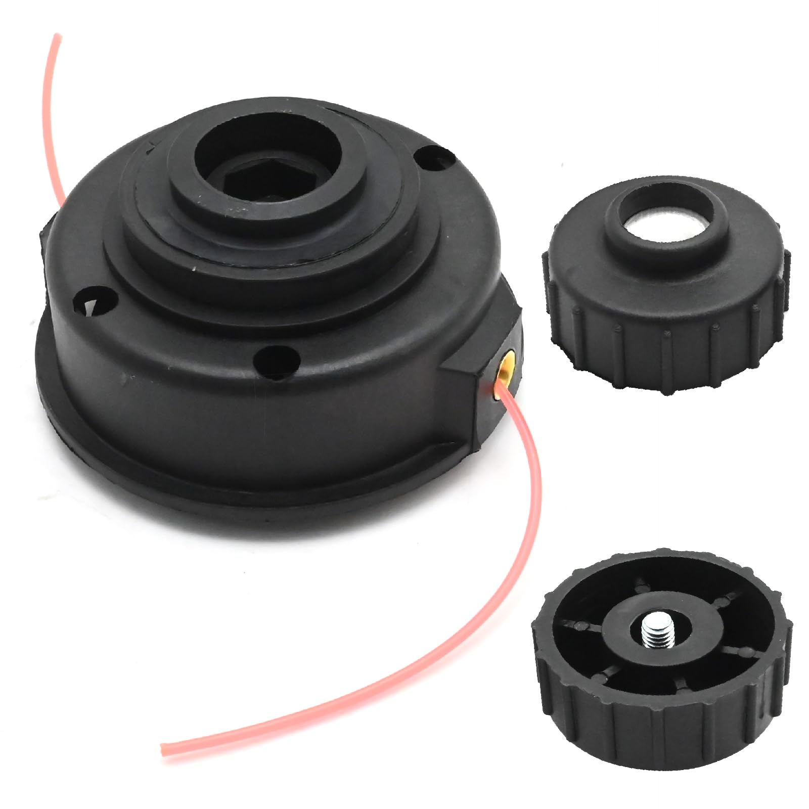 JUUDDENPARTS Mower Trimmer Head, Strimmer Bump Feed Line Spool, Replacement for Ryobi Expand, Black - Image 2