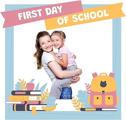 Miniatura 5 de First day of Shcool Kindergarten First Grade Back to School Bracelet Gifts Mom and Daughter Mommy and Me Bracelets (Style2, Back to School)