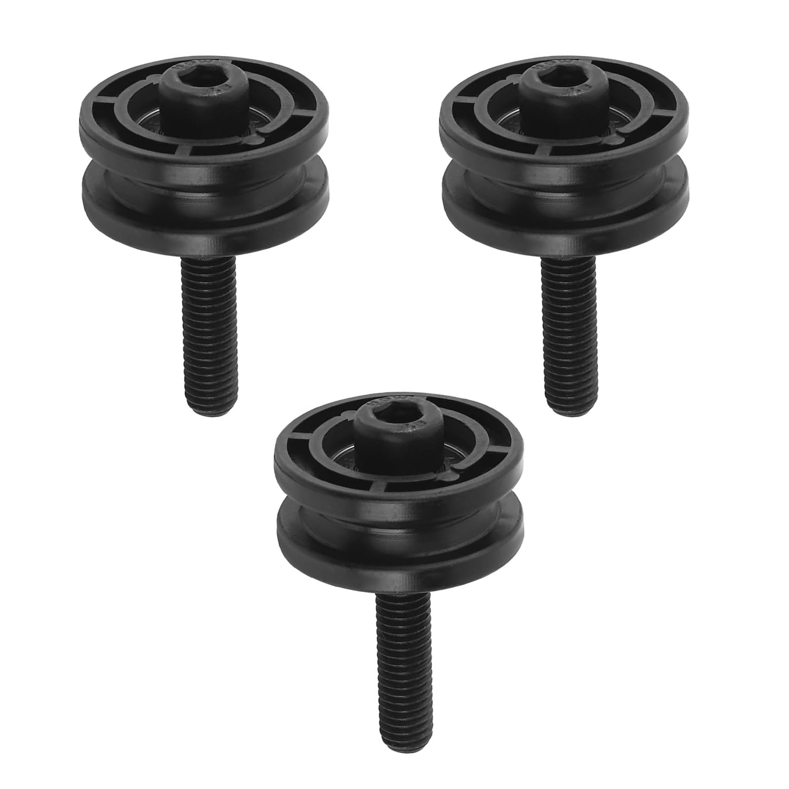 Msioytog 3Pcs Heavy Duty Replacement Rollers For Tiles Chainsaws With Quiet Bearings Ensuring Smooth Operations Tiles Chainsaw Roller Replacement