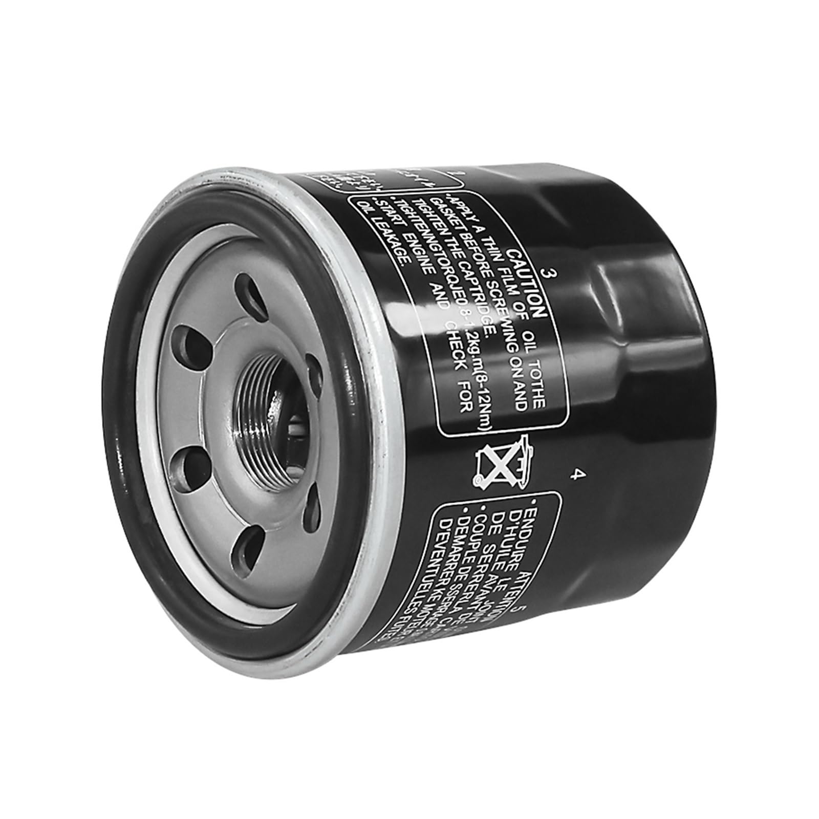 1/2/3 pezzi Filtro olio for moto Compatibile per Suzuki AN650 Burgman DL250 DL650 Vstrom DL800 DL1000 DL1050 GW250 GSX250R GSR600 GSR750(3pcs)