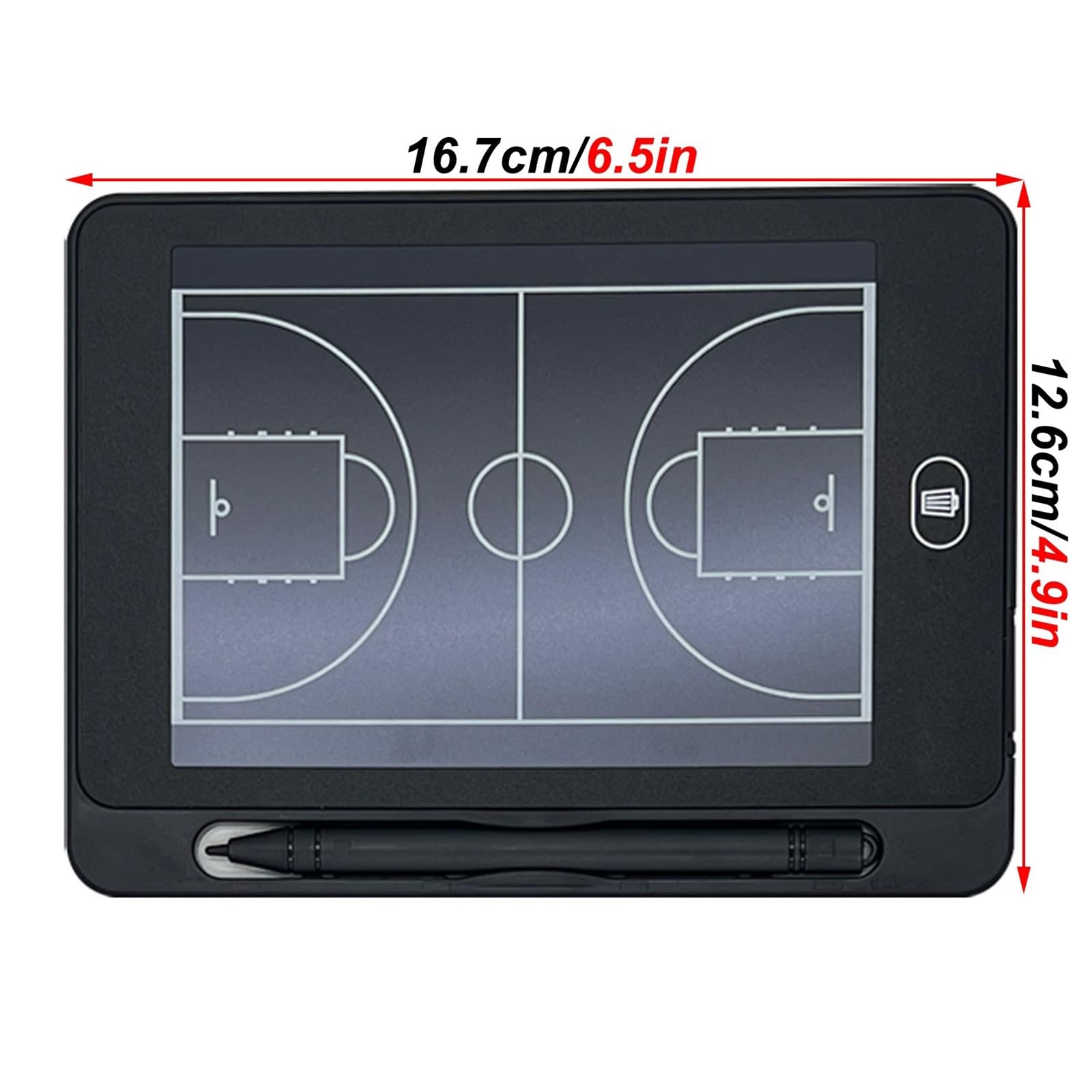 Pizarra LCD para Entrenamiento de Fútbol, ​​Pizarra Táctica para Baloncesto