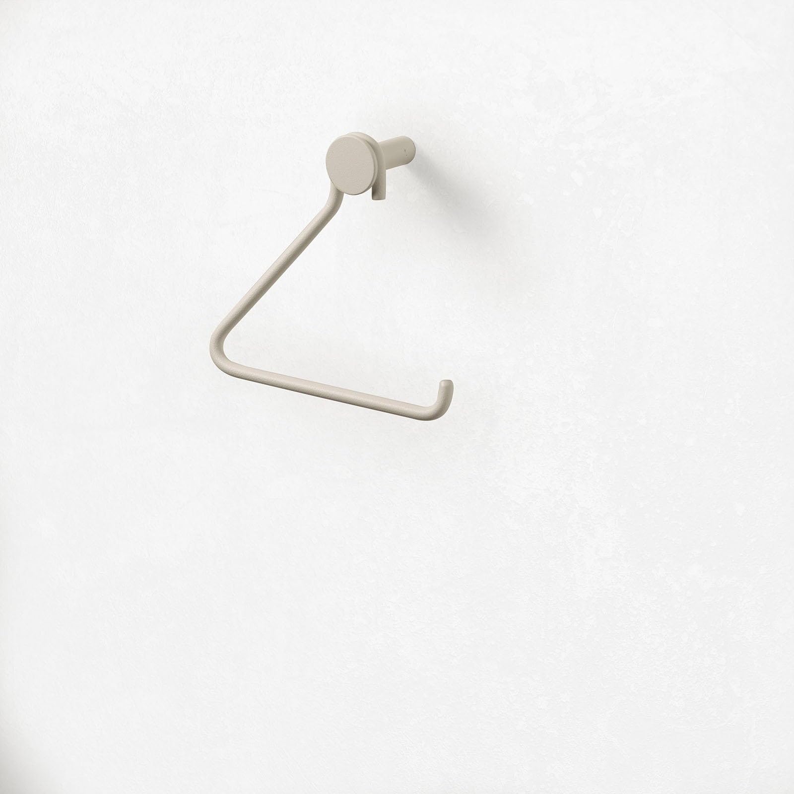 Porta rotolo carta igienica da parete, supporto WC in Metallo, montaggio a muro, design moderno antiruggine e salvaspazio - Bianco - 16,2x5,1x14,8 cm