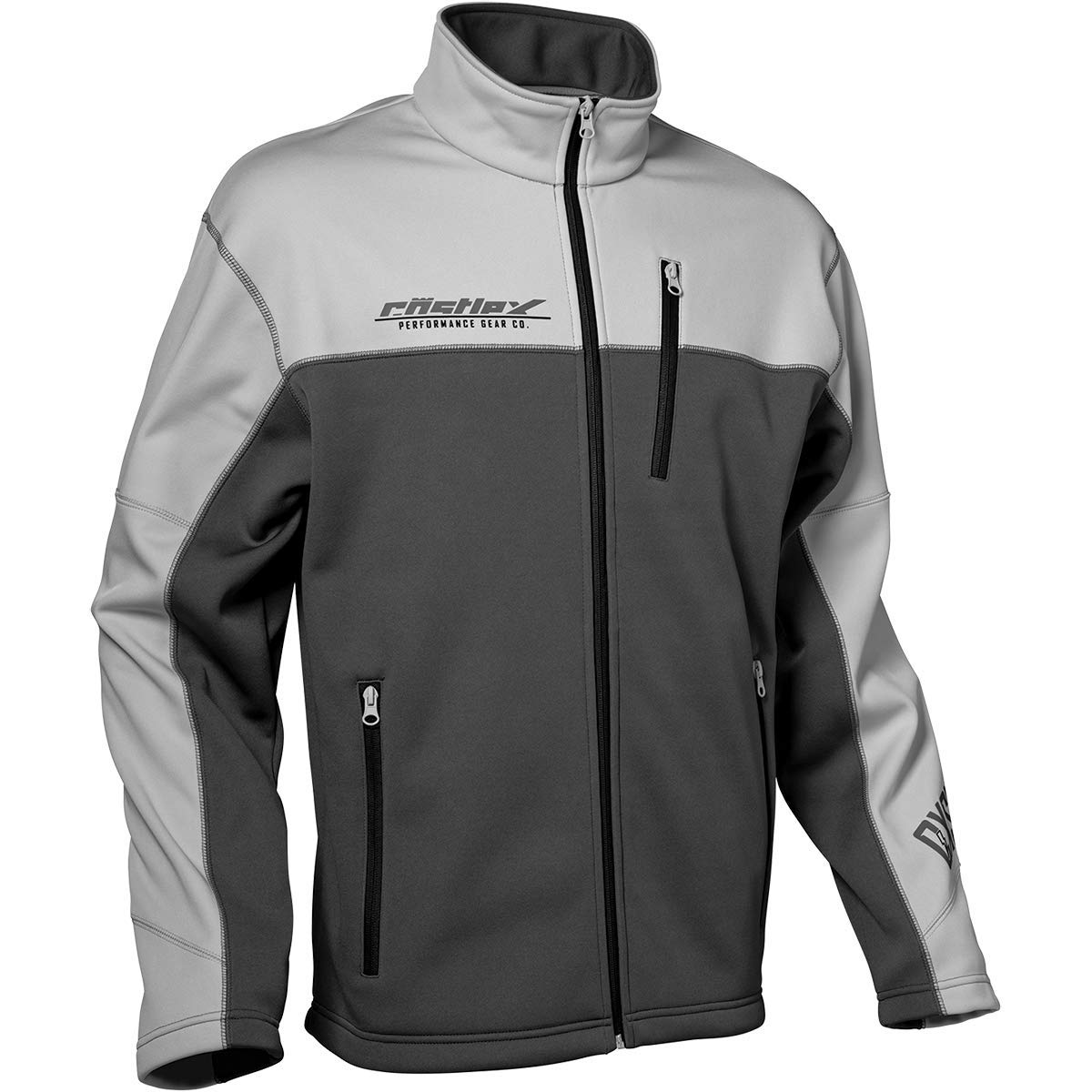 Castle X Men's Fusion G4 Mid-Layer Jacket (Charcoal/Silver/Black - 3X-Large)
