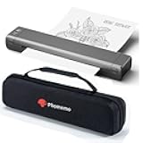 Inkless Portable Printer for Travel - Wireless Thermal Printer Compatible with Phone & Laptop, Bluetooth Printers Supports 8.5