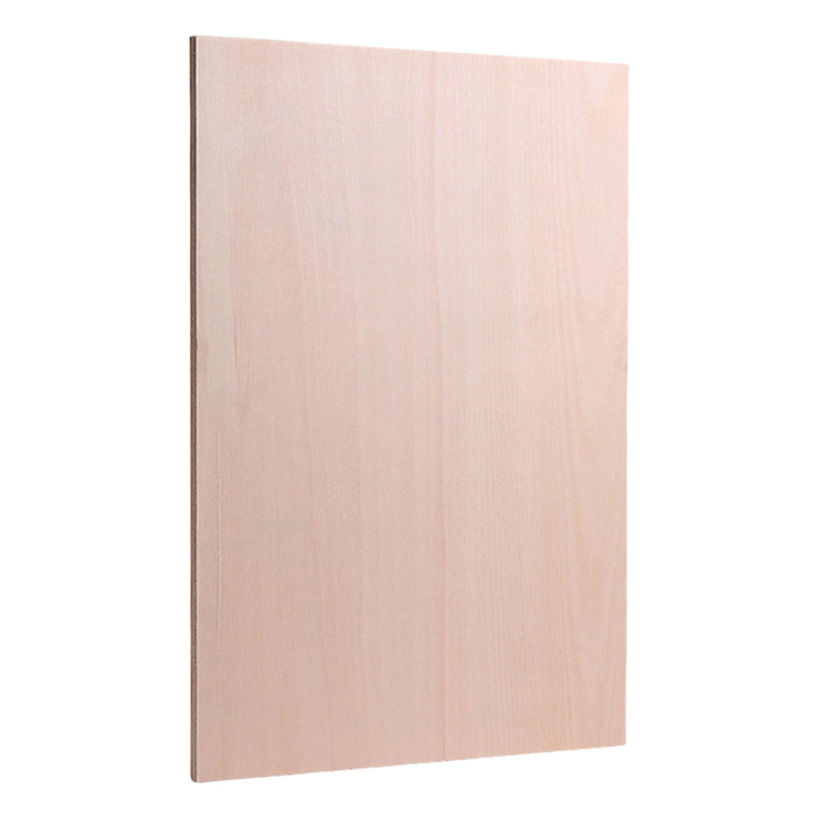 Buxuaaaa Unfinished Wood Board Plywood Sheets Rectangular Wood Cutout Sheet for Engraving Burning Painting Art Craft Project Model Making Plywood