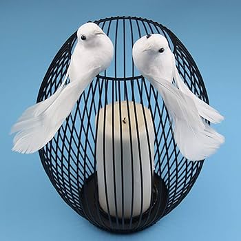 Amazon.co.jp: 人工鳥 飾り物 リアル 小鳥模型 鳥モデル 置物