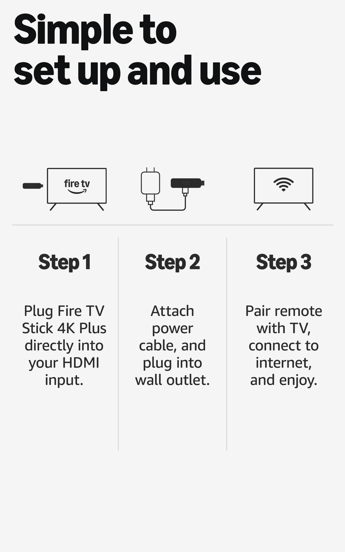 Fire TV Stick 4K Plus with Wi-Fi 6 Z88373