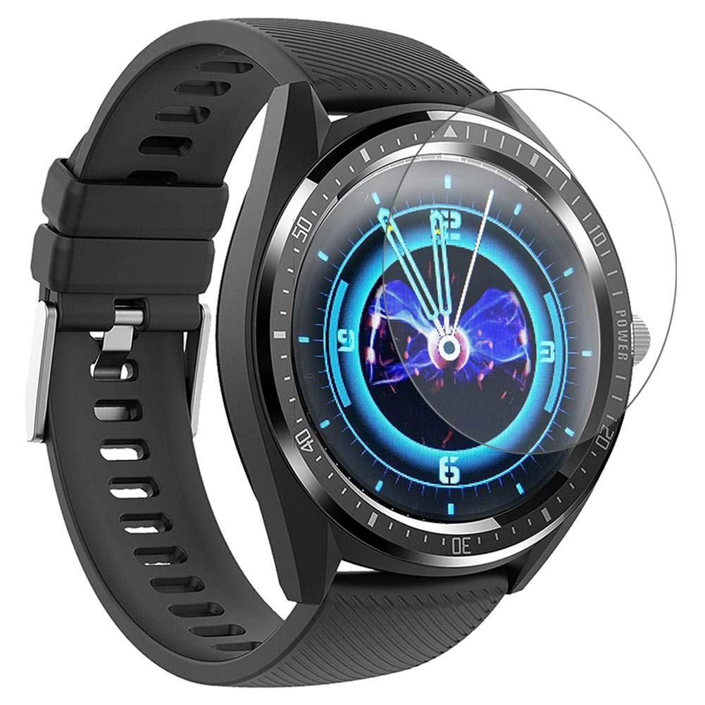 Puccy 3 Pack Screen Protector Film, compatible with SANSHI 1.3" Smartwatch TPU Guard （ Not Tempered Glass Protectors ）