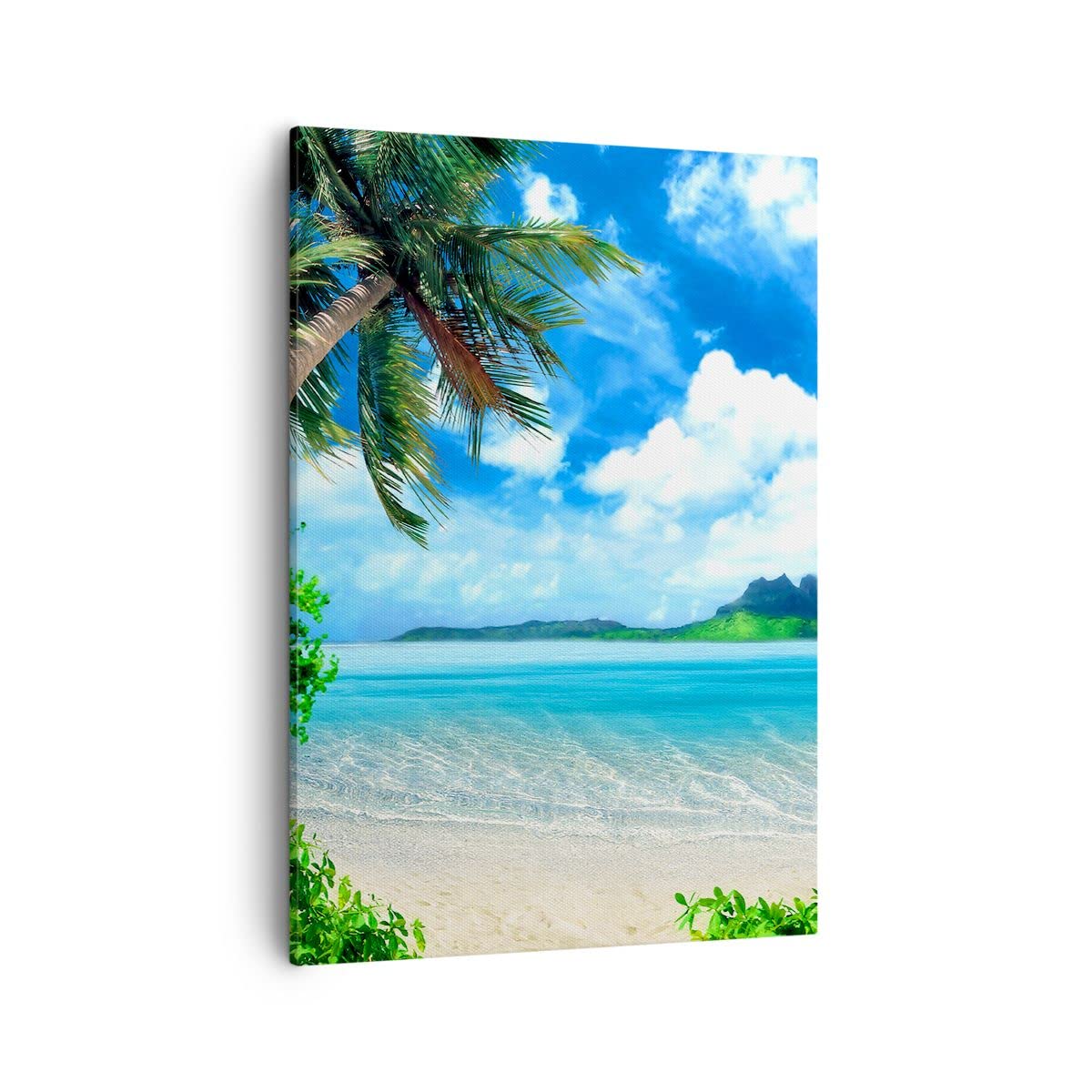 ARTTOR Moderno Quadro su Tela 50x70 cm Verticale Paesaggi Marino - 2528
