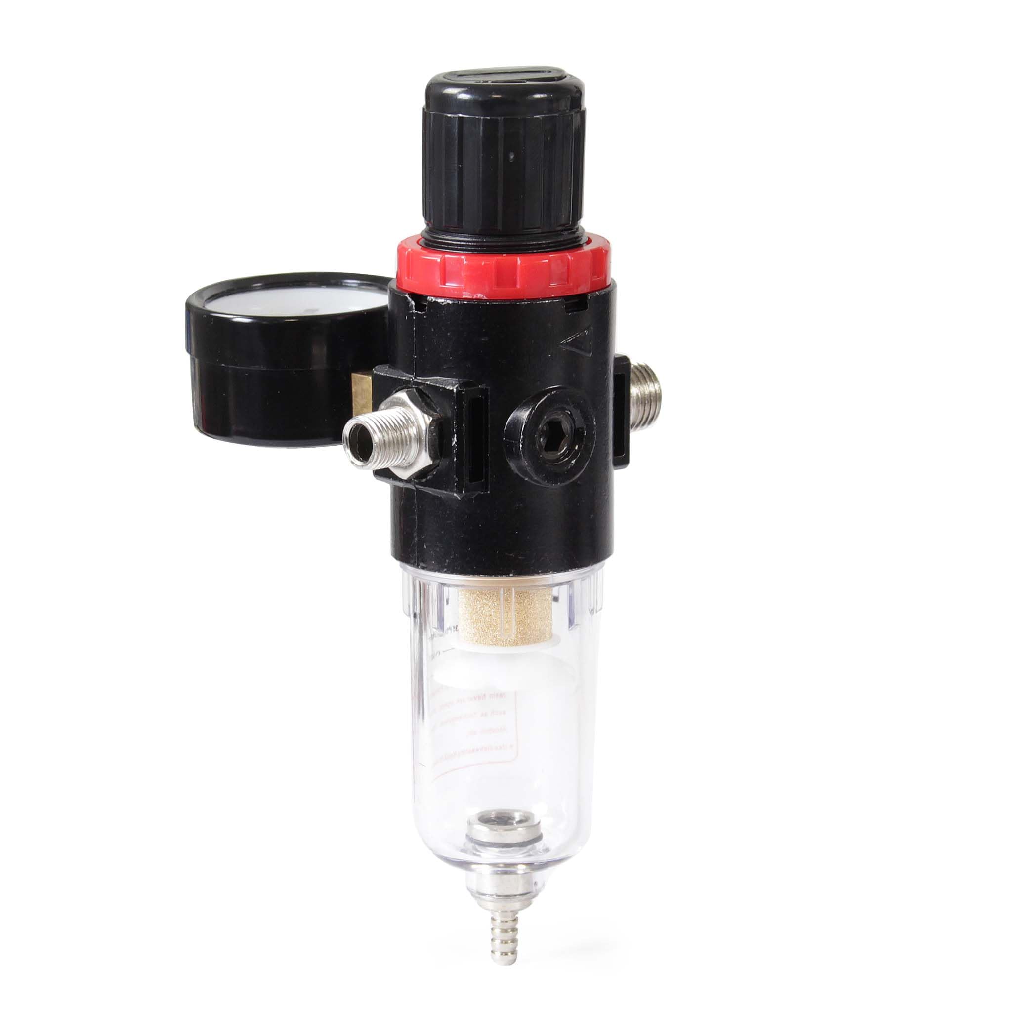 Akcesoria do aerografu – regulator ciśnienia filtr separator wody 7bar 9,51mm 12,91mm kompresora