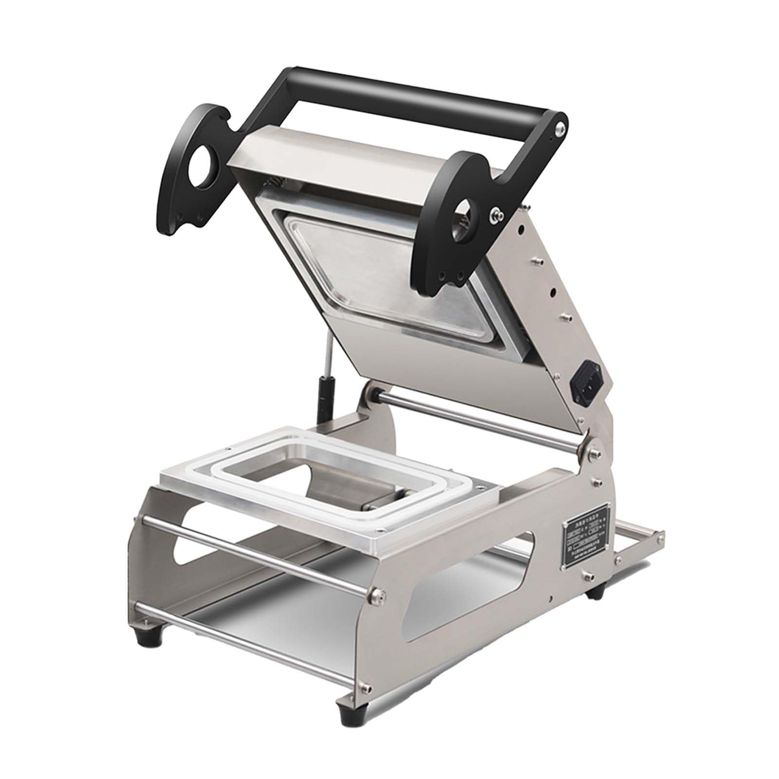Machine De Scellage De Barquettes Alimentaires Manuelle, Machine De Scellage Professionnelle Avec Contrôle Précis De La Température, Rendement De 7 À 8 Fois/Minute, Conception Compacte