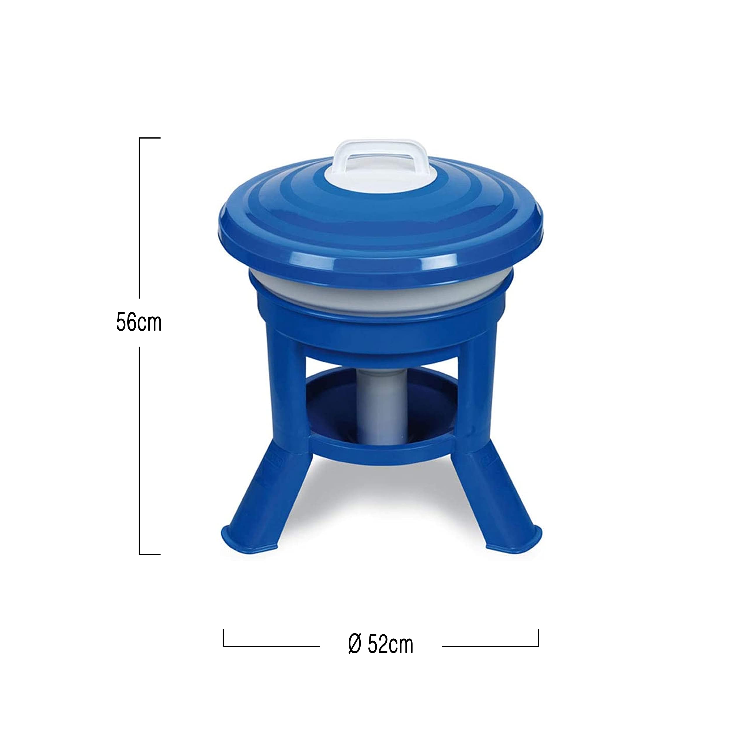 Bebedero Sifón Premium 20L con Patas para Gallinas - Gran Capacidad Fabricado en Plástico