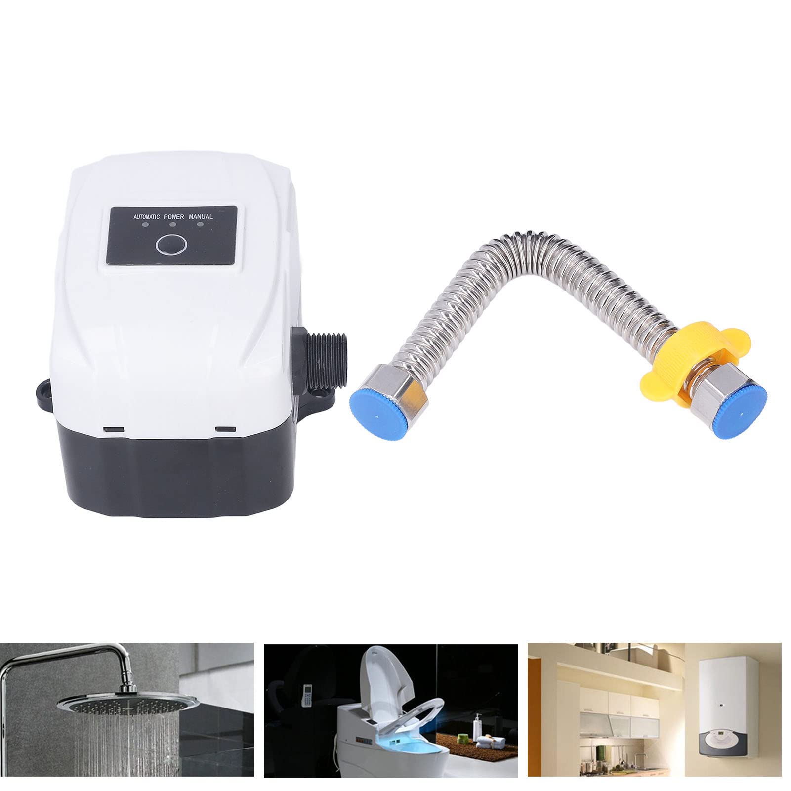 Pompa Wspomagająca 180 W Domowa Automatyczna Pompa Ciśnieniowa Pompa Wspomagająca Słoneczny Podgrzewacz Wody Pompa Ciśnieniowa Rury DC24V Wtyczka UE AC100-240V
