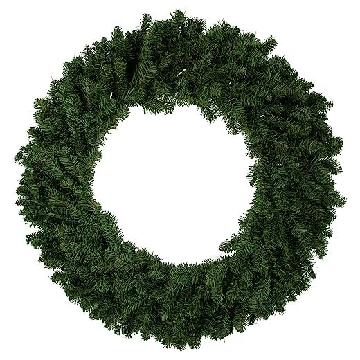 Canadian Pine Artificial Christmas Wreath, 36-Inch, Unlit
