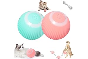 Roobze Smart Electric Cat Ball Toy, Interactive Pet Ball for Cat