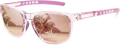 MEETSUN Gafas de sol deportivas polarizadas para mujeres y hombres para conducir, correr, ciclismo, pesca, gafas de sol con protección UV400