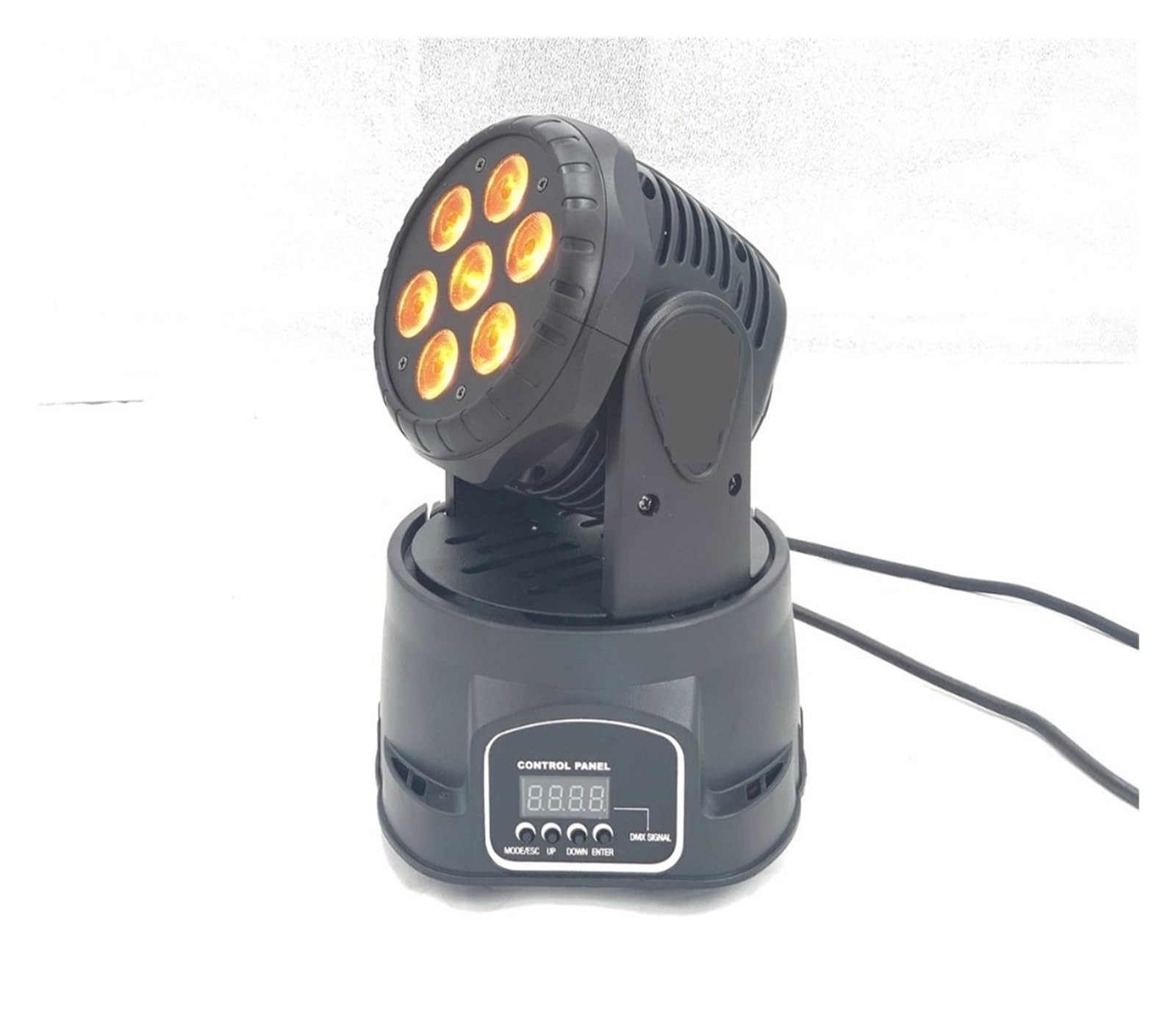 Luce da palco per DJ, LED 7x18W Mini testa mobile a LED 6in1 professionale for effetto palco for discoteca DJ musica festa club danza Uplight per Eventi