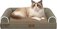 Vista 94 de Cama grande para perros ortopédica lavable: camas con almohada XL para perros grandes, sofá de espuma viscoelástica, impermeable, funda extraíble