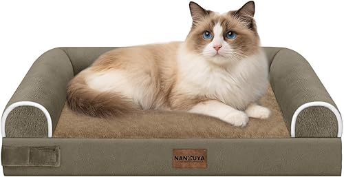 Miniatura 94 de Cama grande para perros ortopédica lavable: camas con almohada XL para perros grandes, sofá de espuma viscoelástica, impermeable, funda extraíble