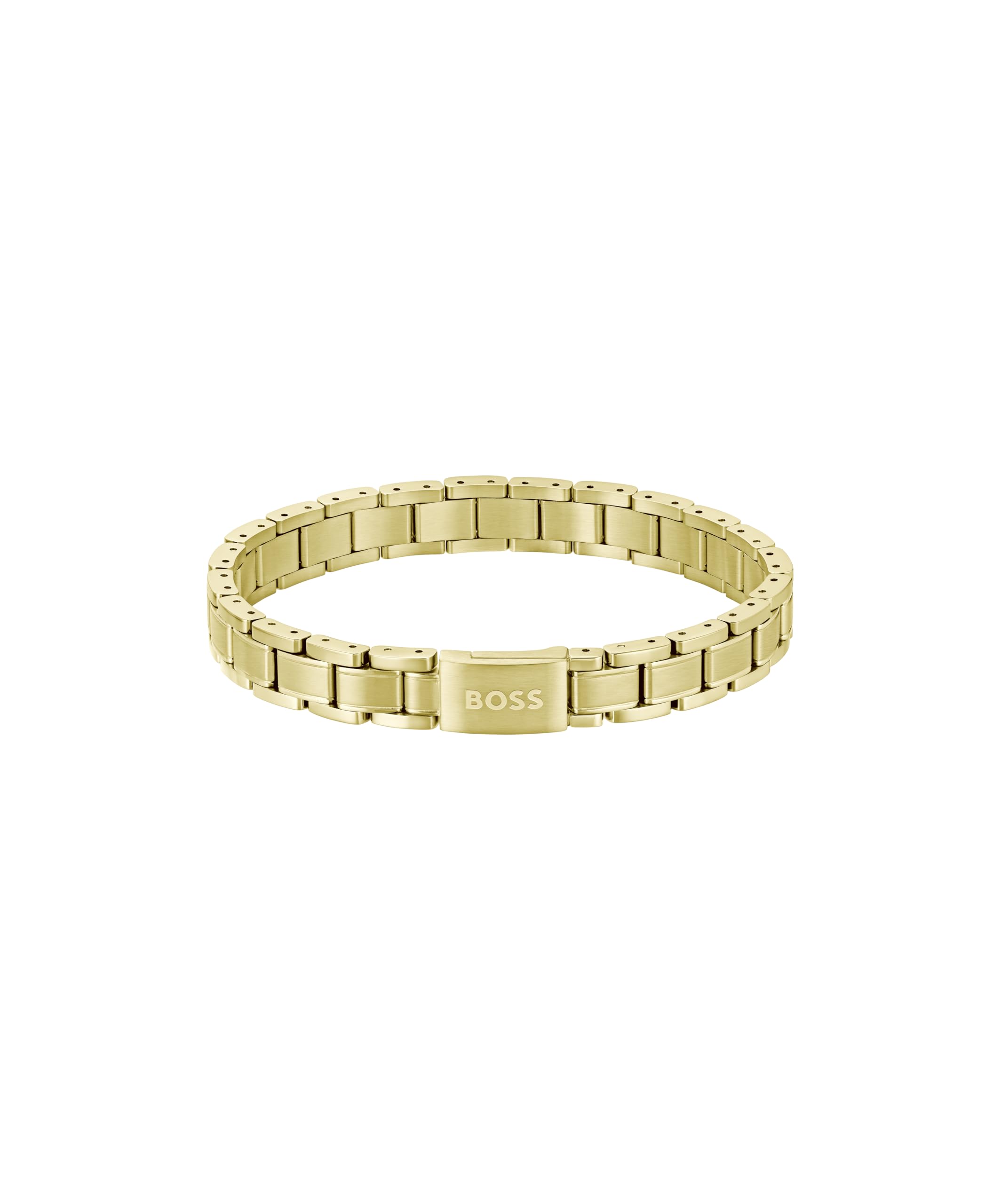 BOSS Bracelet Metal Link Essential en Or Jaune Clair