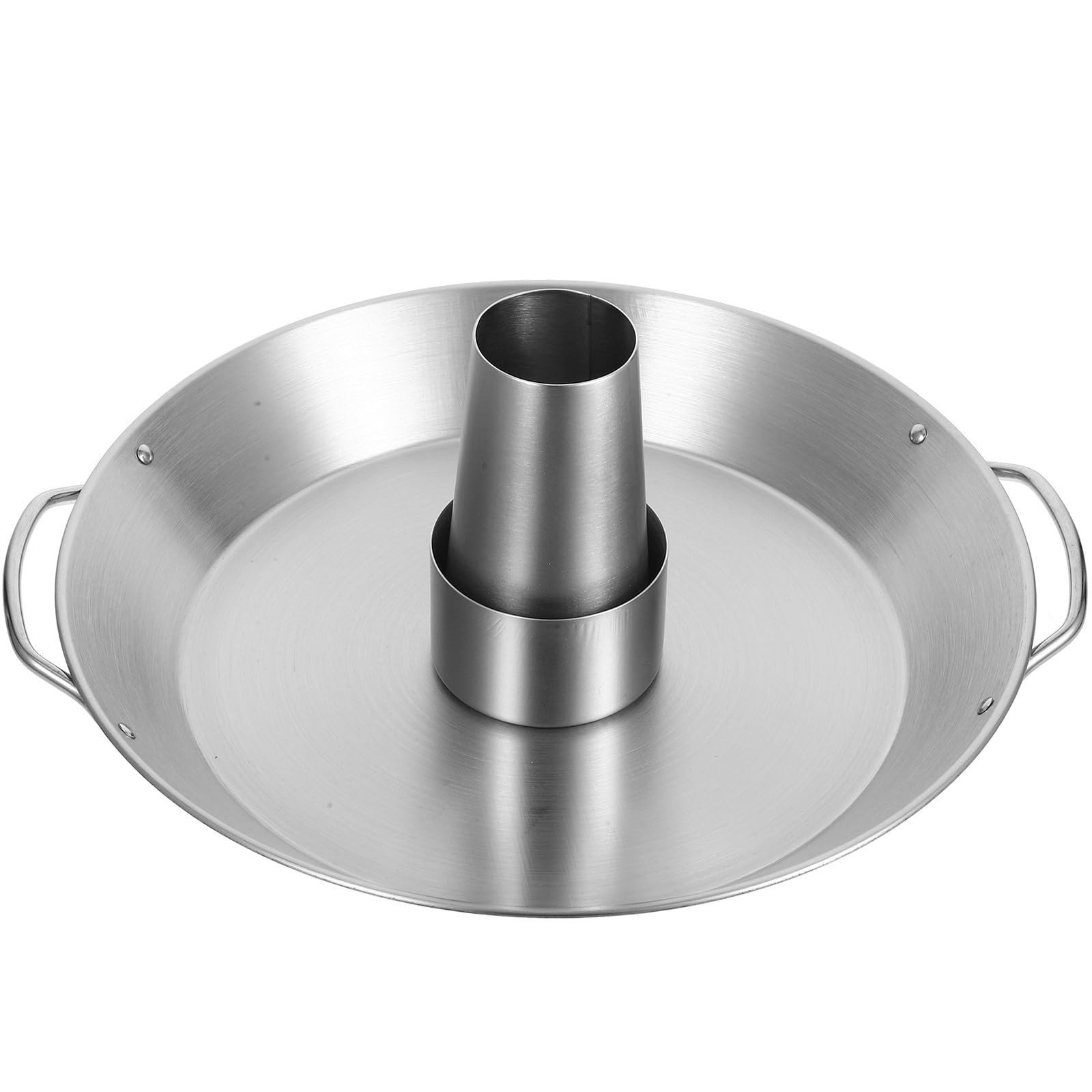 POPETPOP Bandeja para Asar Pollo, Soporte para Asar Pavos de Acero Inoxidable, Plata, para Pollo y Pavo, Colocación Estable y Fácil de Transportar