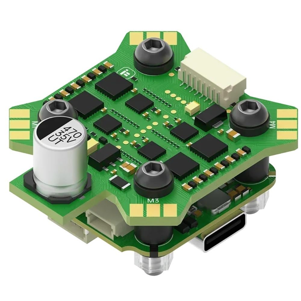 BLITZ ATF435 kontroler lotu z E55S 4w1 ESC 2-6S 5,8 GHz 600 W VTX regulowany odpowiedni do części dronów RC FPV(BLITZ Mini E55S ESC)