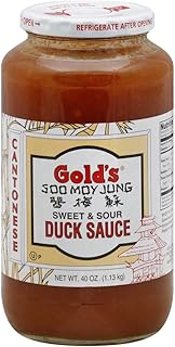 Gold's Duck Sauce, Sweet and Sour, Cantinese, 40-Ounce Glass Bottle (Pack of 6)