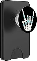 Vista 7 de Western Rock On Skeleton American Rodeo Cowboy Regalos divertidos PopSockets Estándar PopGrip